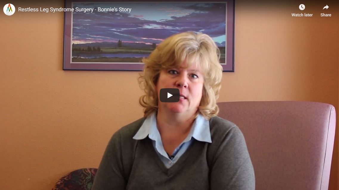 Bonnie’s Story: Relief from Restless Leg Syndrome