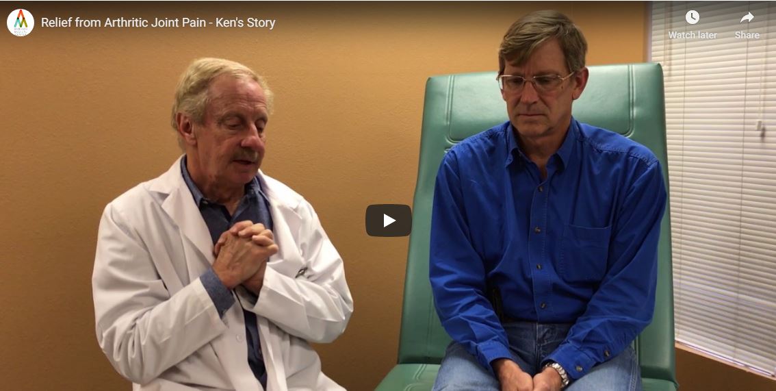 Relief from Arthritic Joint Pain – Ken’s Story