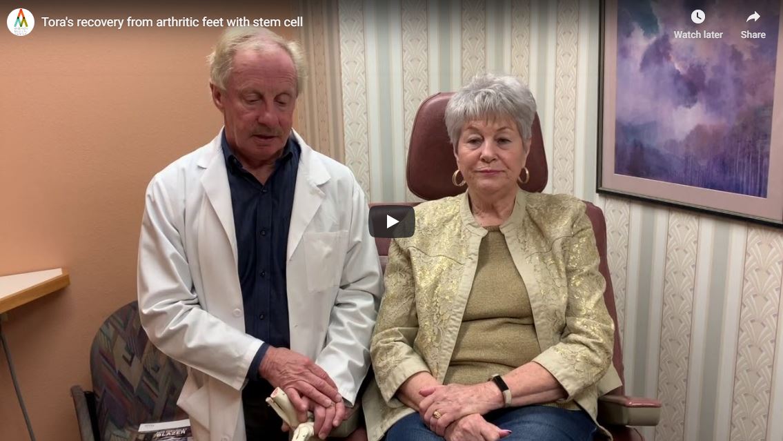 Tora’s Recovery From Arthritic Feet With Stem Cell